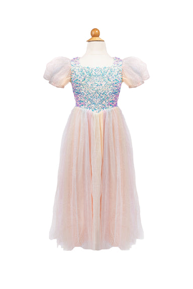 Rainbow Sherbert Sparkle Dress Size 5-6