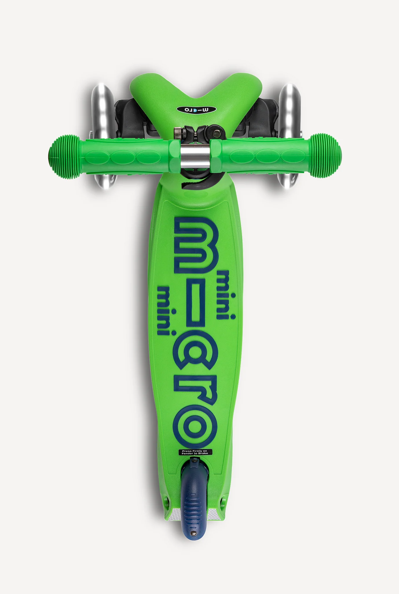 LED Mini Deluxe Kickboard: Green/Blue  MICRO KICKBOARD MINI DELUXE LED