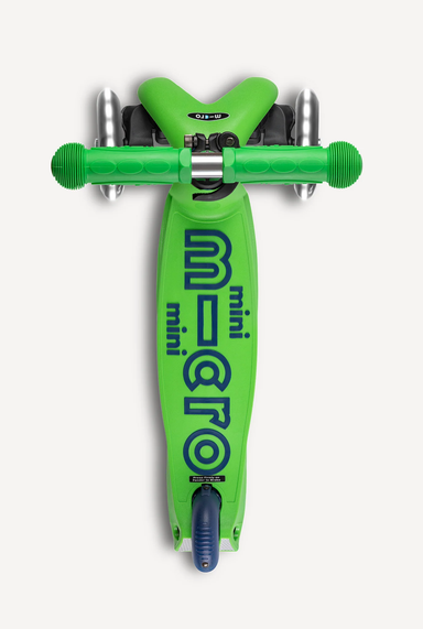 LED Mini Deluxe Kickboard: Green/Blue  MICRO KICKBOARD MINI DELUXE LED