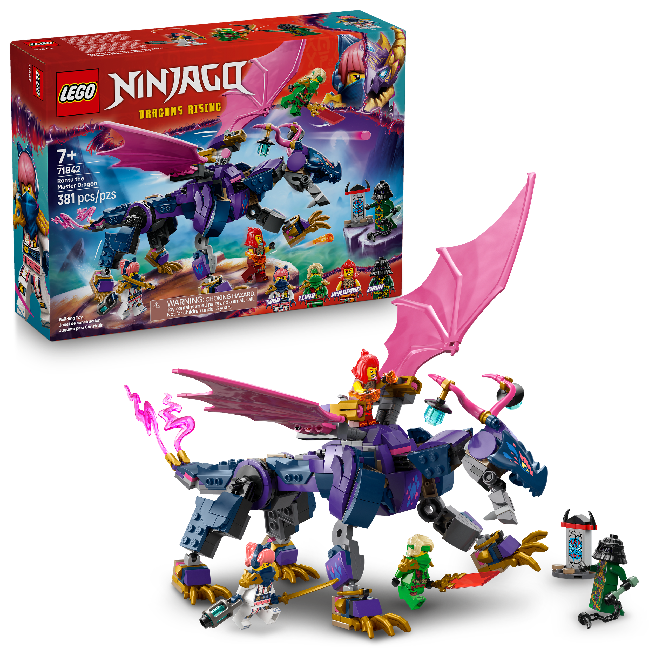 LEGO&reg; NINJAGO&reg; Rontu the Master Dragon Toy Set 71842