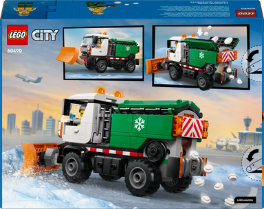 LEGO&reg; City Snowplow Truck Toy Vehicle with Minifigure 60490