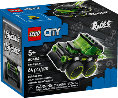 LEGO&reg; City Rides &ndash; Gaming Race Car - Model Car Kit 60484