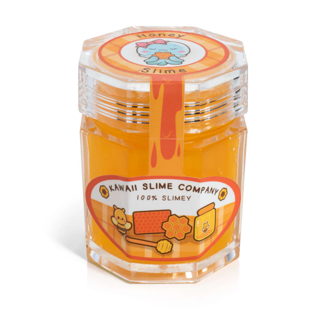 Homemade Honey Slime Jar