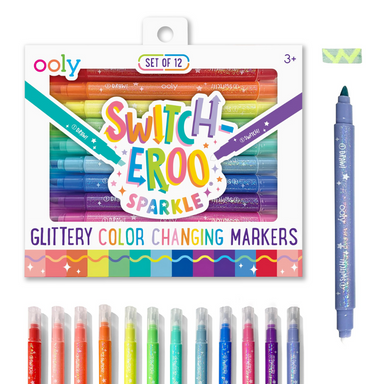 Switch-eroo Sparkle Glitter Color Change Markers