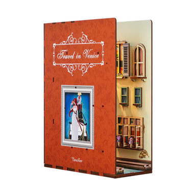 The Town of Venice Book Nook - DIY Miniature Kit