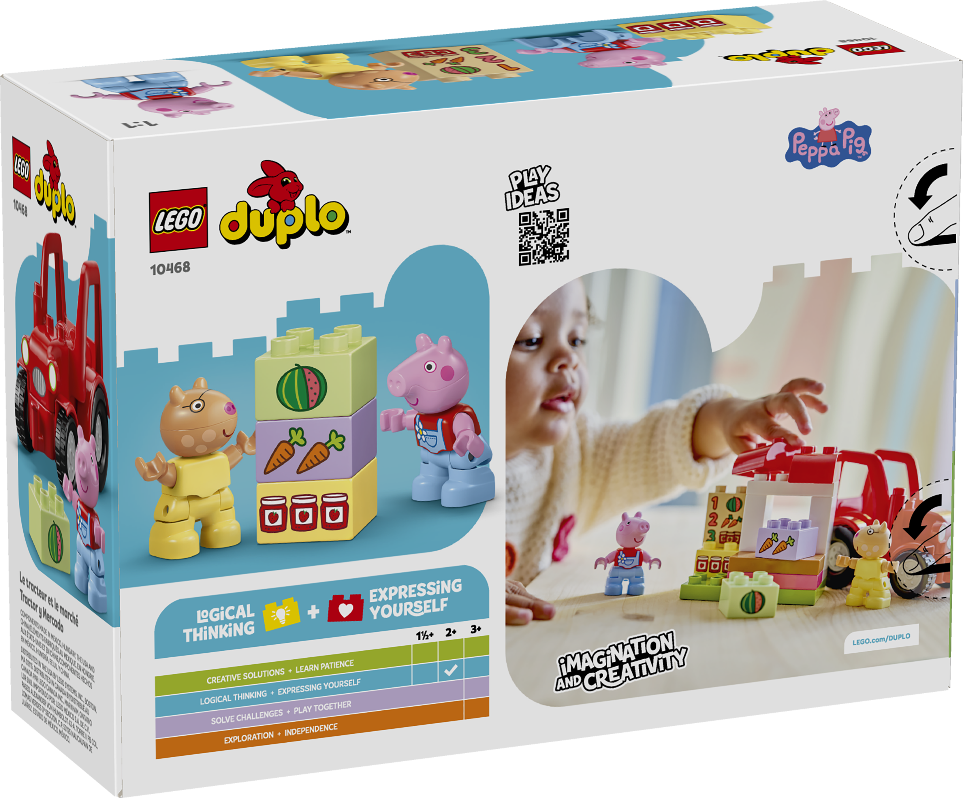 10468 LEGO&reg; DUPLO&reg; Peppa Pig Tractor and Market