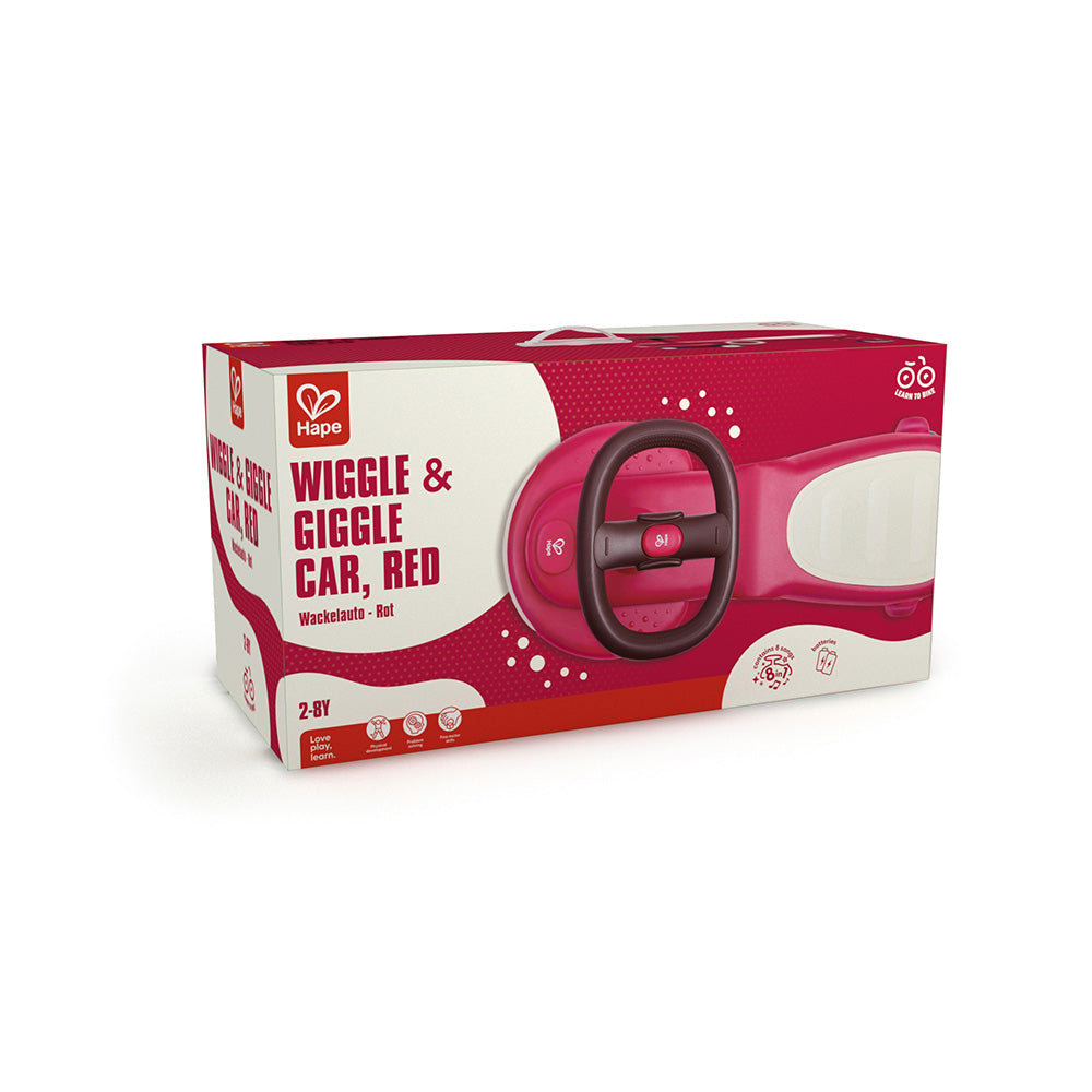 Wiggle &amp; Giggle Car, RED