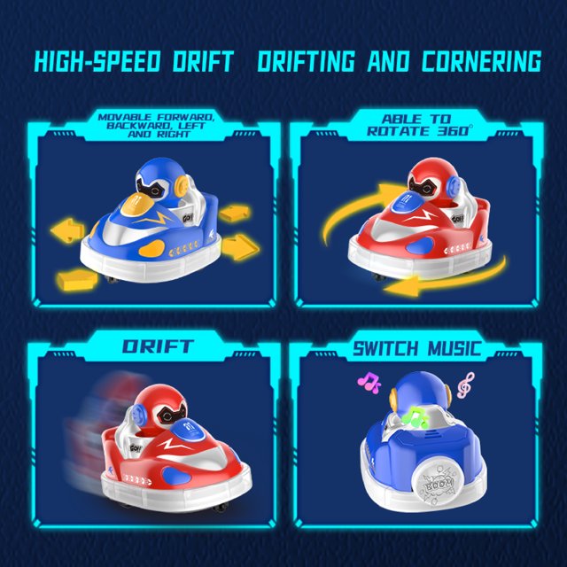 Lumezoom Glow Crasherz RC Bumper Cars