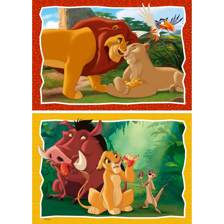 The Lion King 2x24pc Puzzles