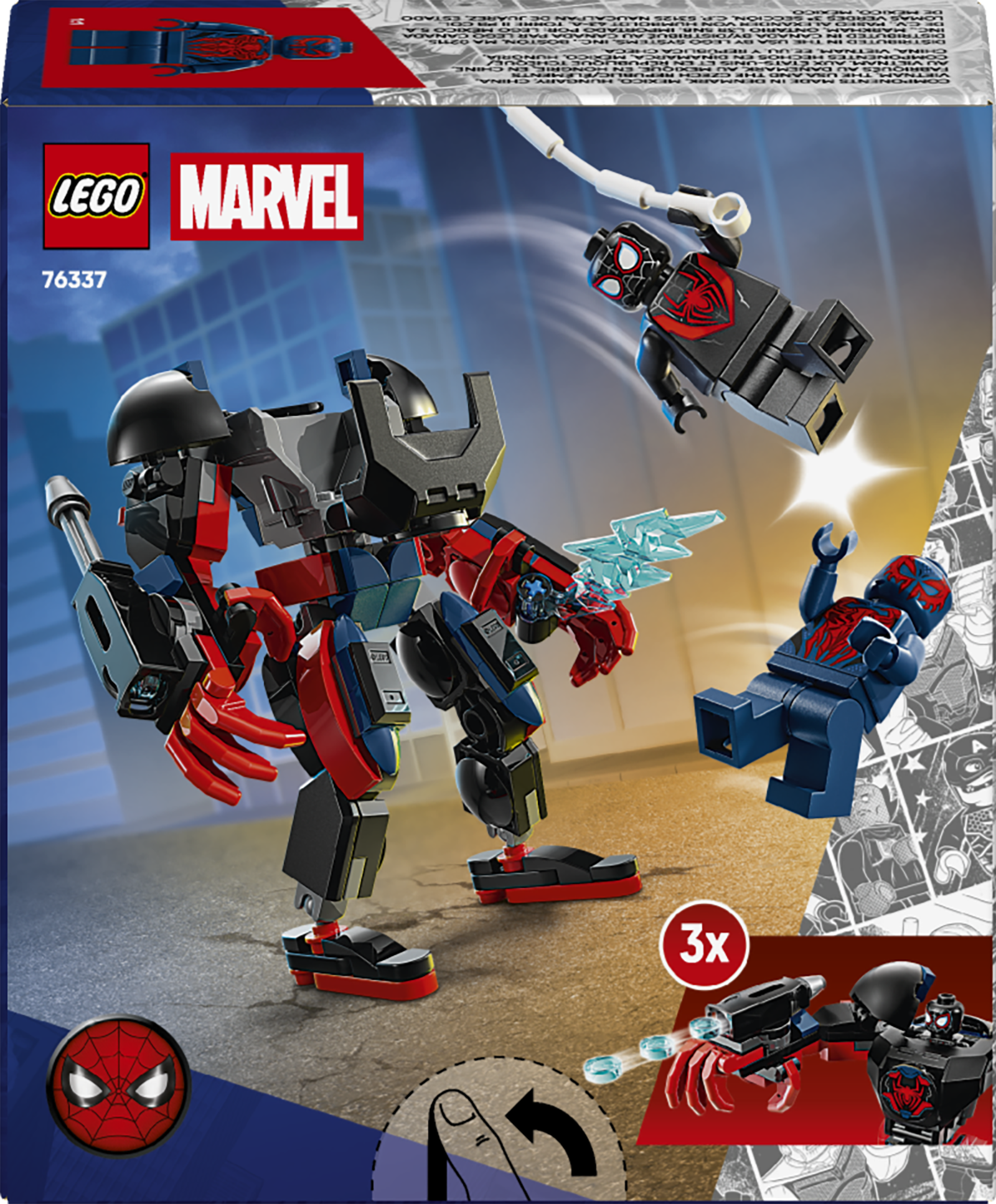 76337 LEGO&reg; ǀ Marvel Miles Morales Mech vs. Spider-Man 2099