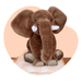 Fahlo Elephant Tracking Plush