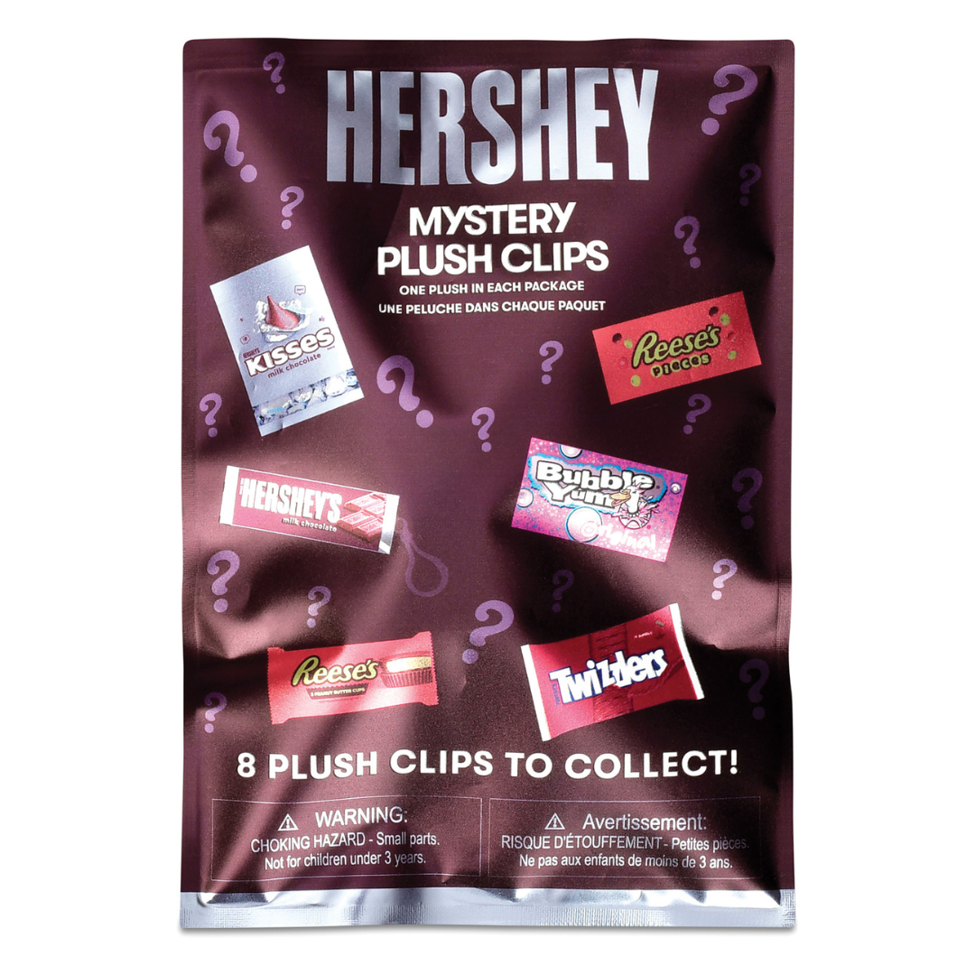 Hershey's Mystery Plush Clips asst