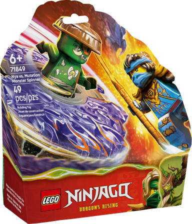 LEGO&reg; NINJAGO&reg; Nya vs. Mutation Monster Spinner Toy 71849