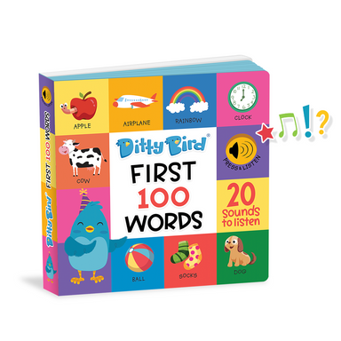 Ditty Bird - First 100 Words Book