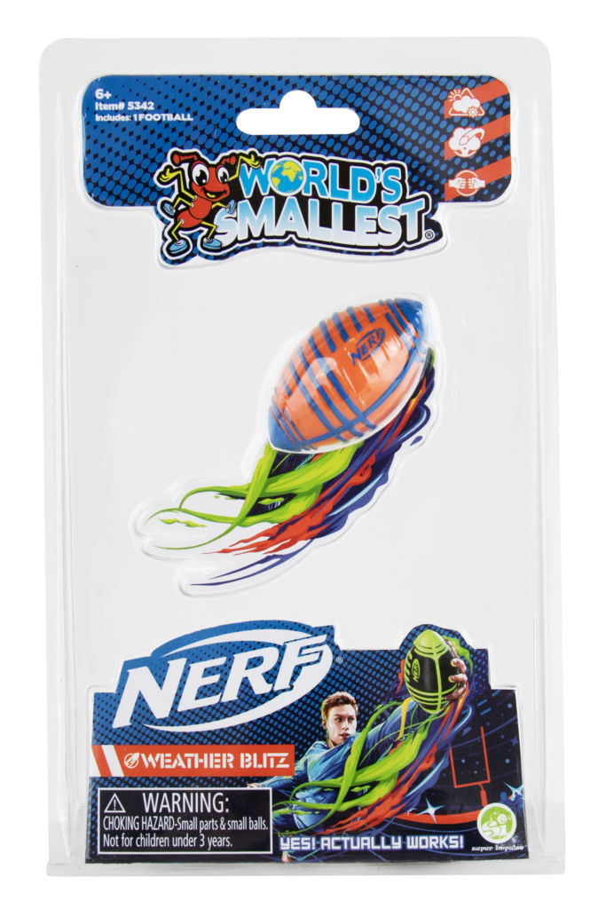 Worlds Smallest Nerf Weather Football Asst.