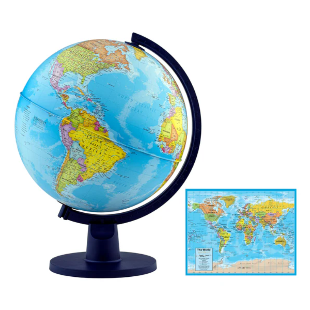 Scout + Globe with Map