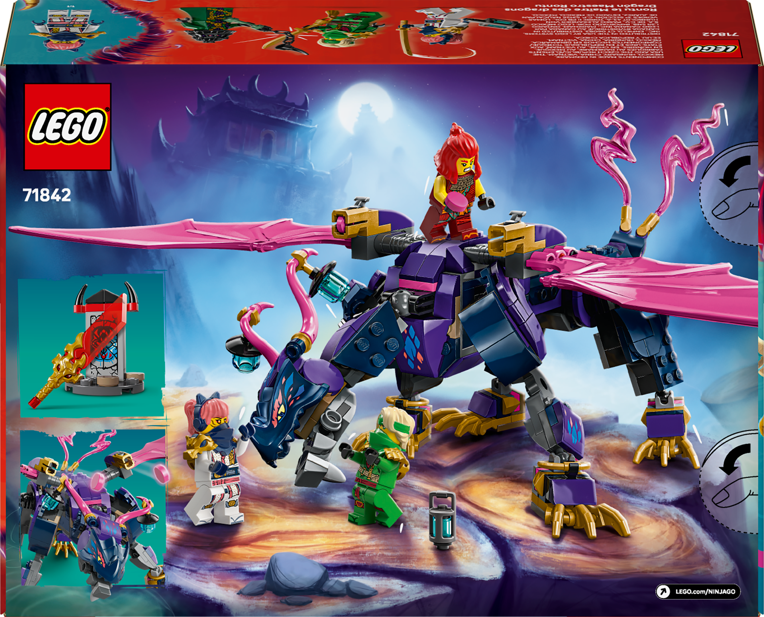 LEGO&reg; NINJAGO&reg; Rontu the Master Dragon Toy Set 71842