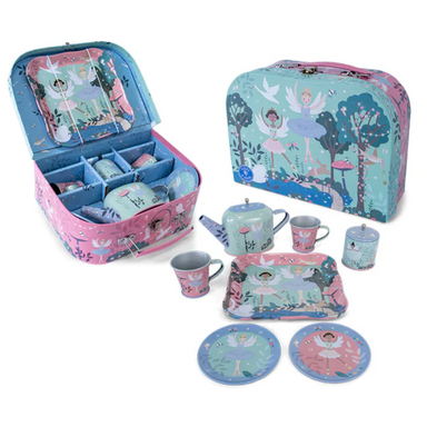 Enchanted Tin Tea Set 9pc