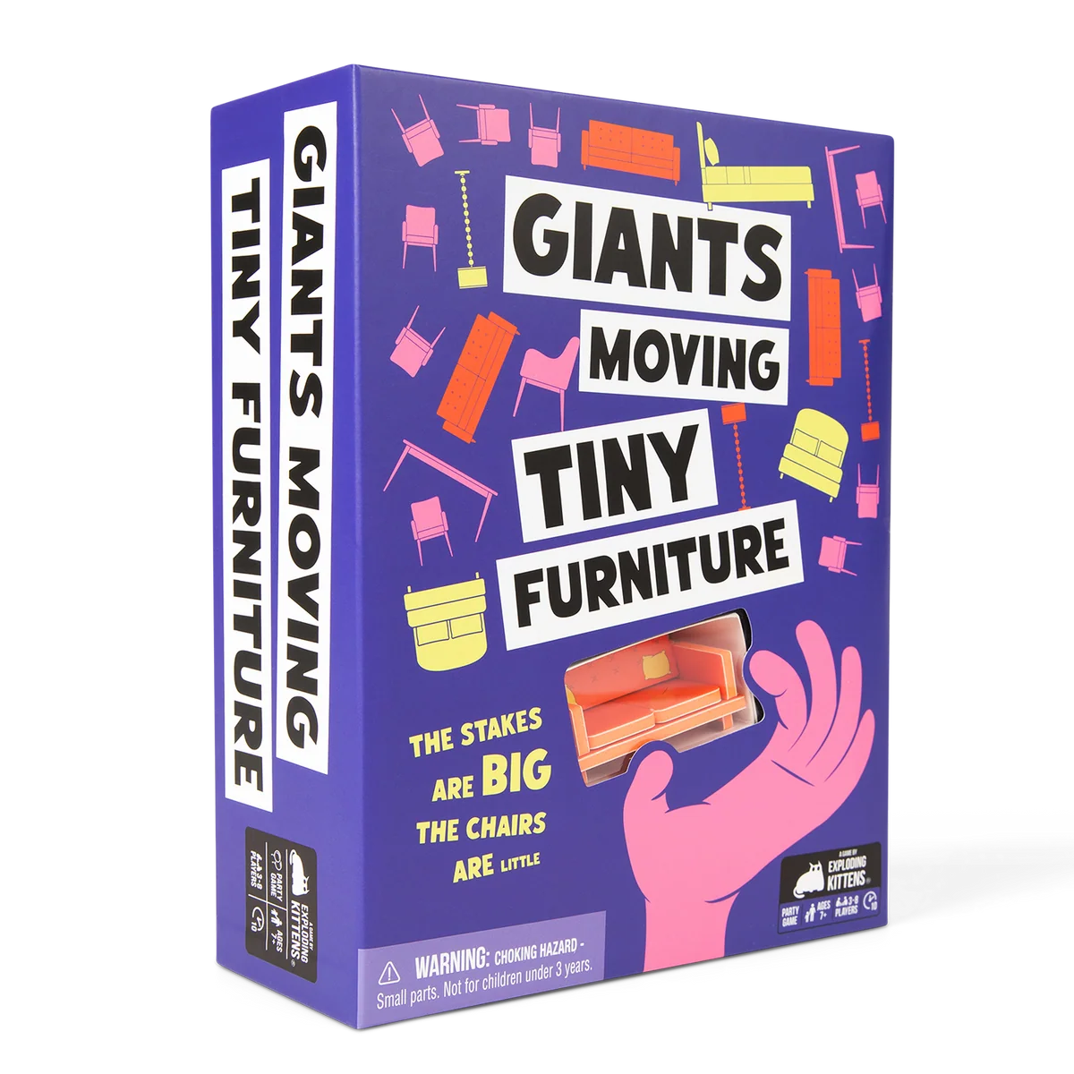 Giants Moving Tiny Furniture