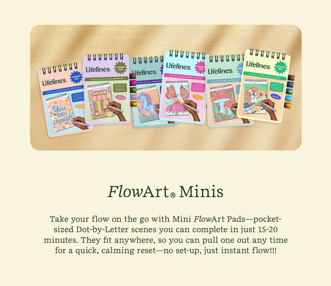 FlowArt: Mini Dot-By-Letter Asst