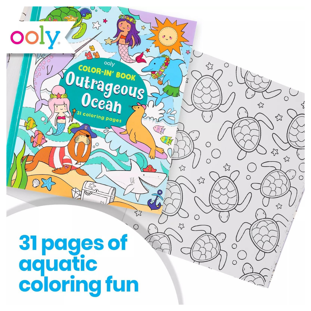 Color-in Book - Outrageous Ocean