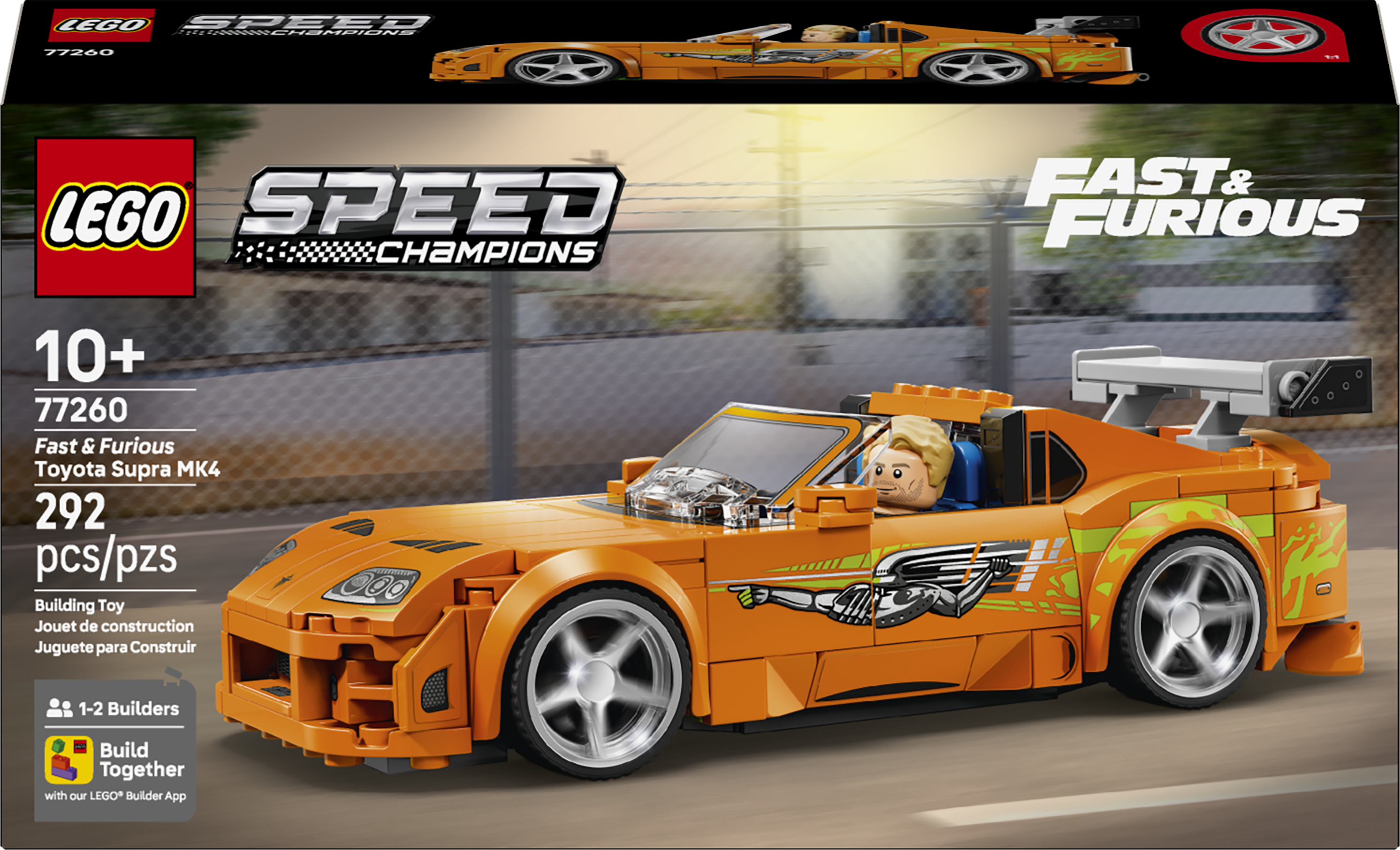 77260LEGO&reg; Speed Champions The Fast and The Furious Toyota Supra MK4