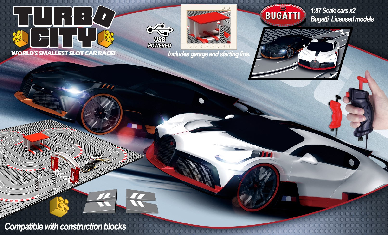 Turbo City, World's Smallest Slot Car: Buggatti