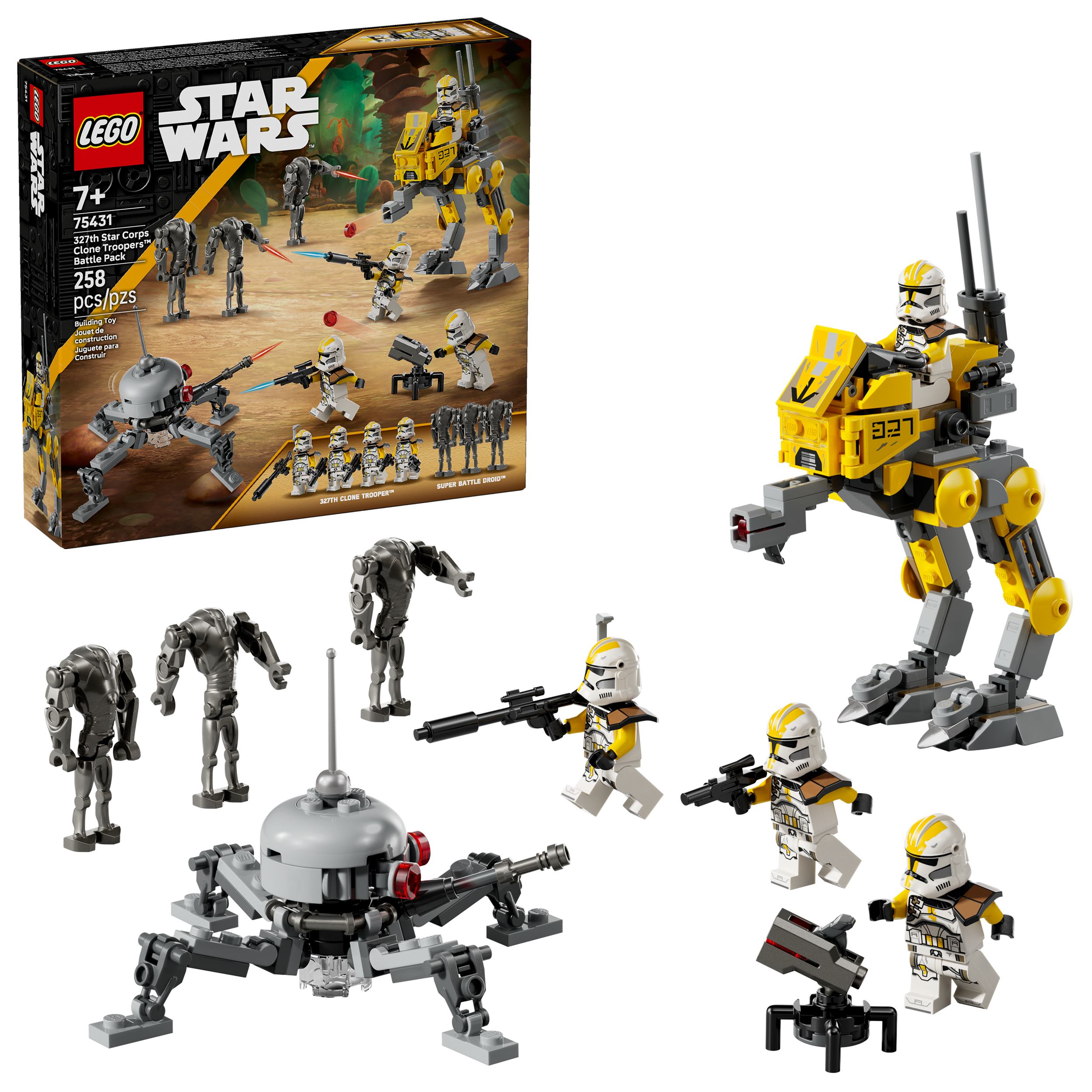 LEGO&reg; Star Wars&trade; 327th Star Corps Clone Troopers&trade; Battle Pack 75431