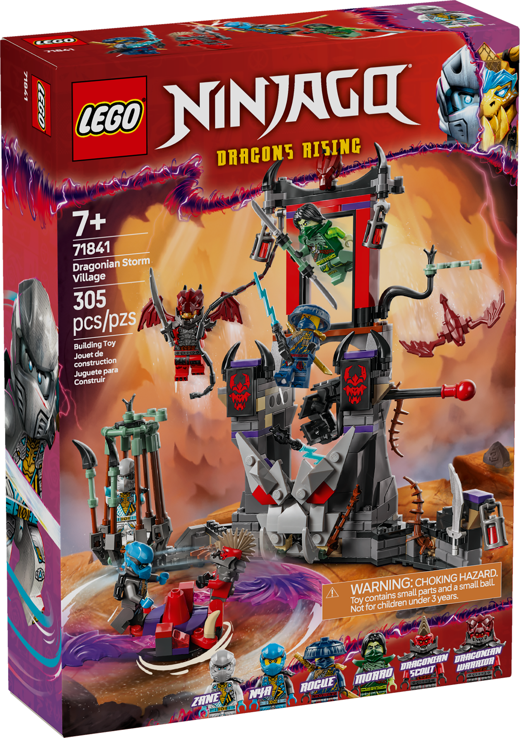 LEGO&reg; NINJAGO&reg; Dragonian Storm Village (71841)