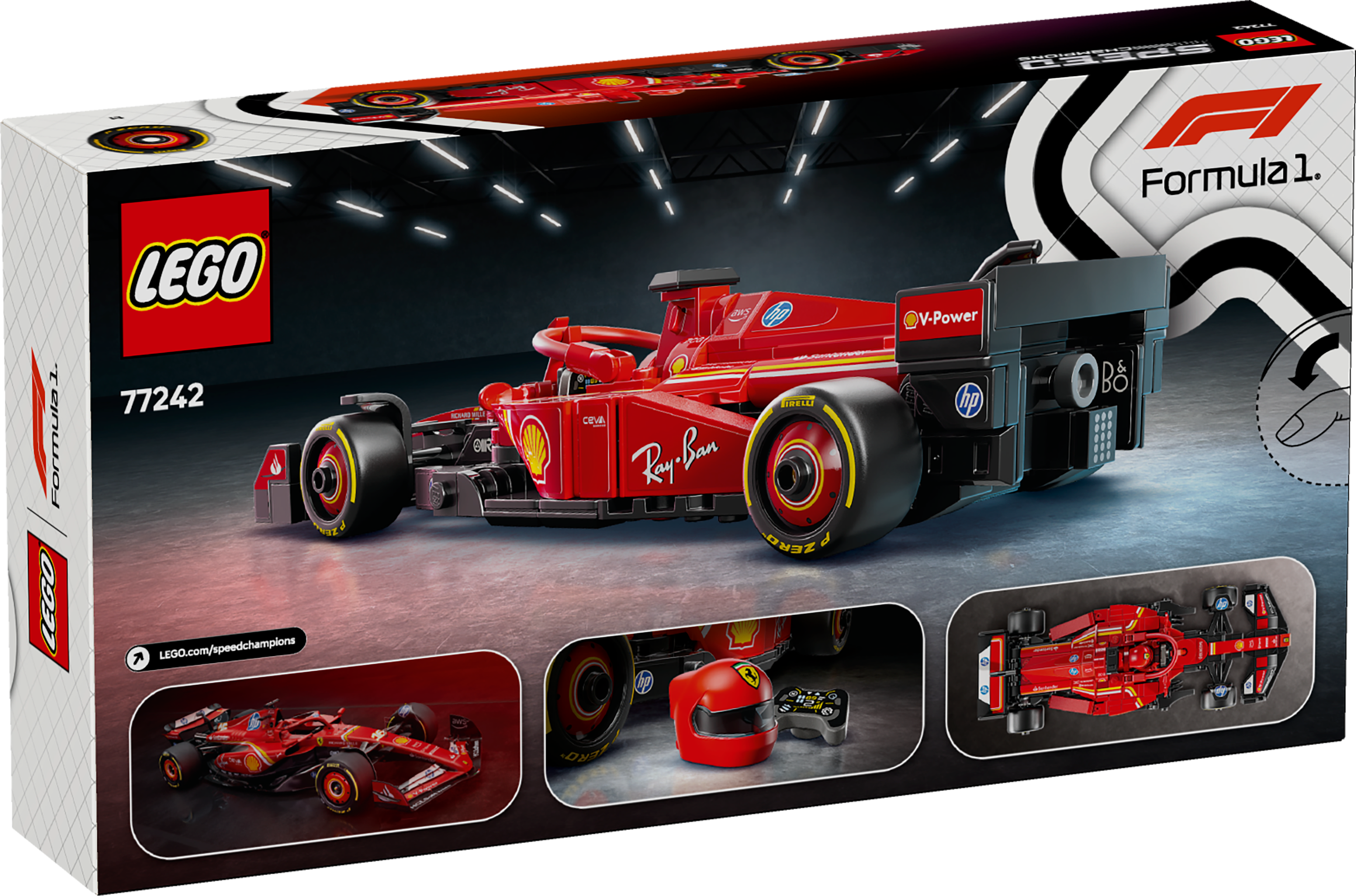 LEGO Speed Champions Ferrari SF-24 F1 Race Car (77242)