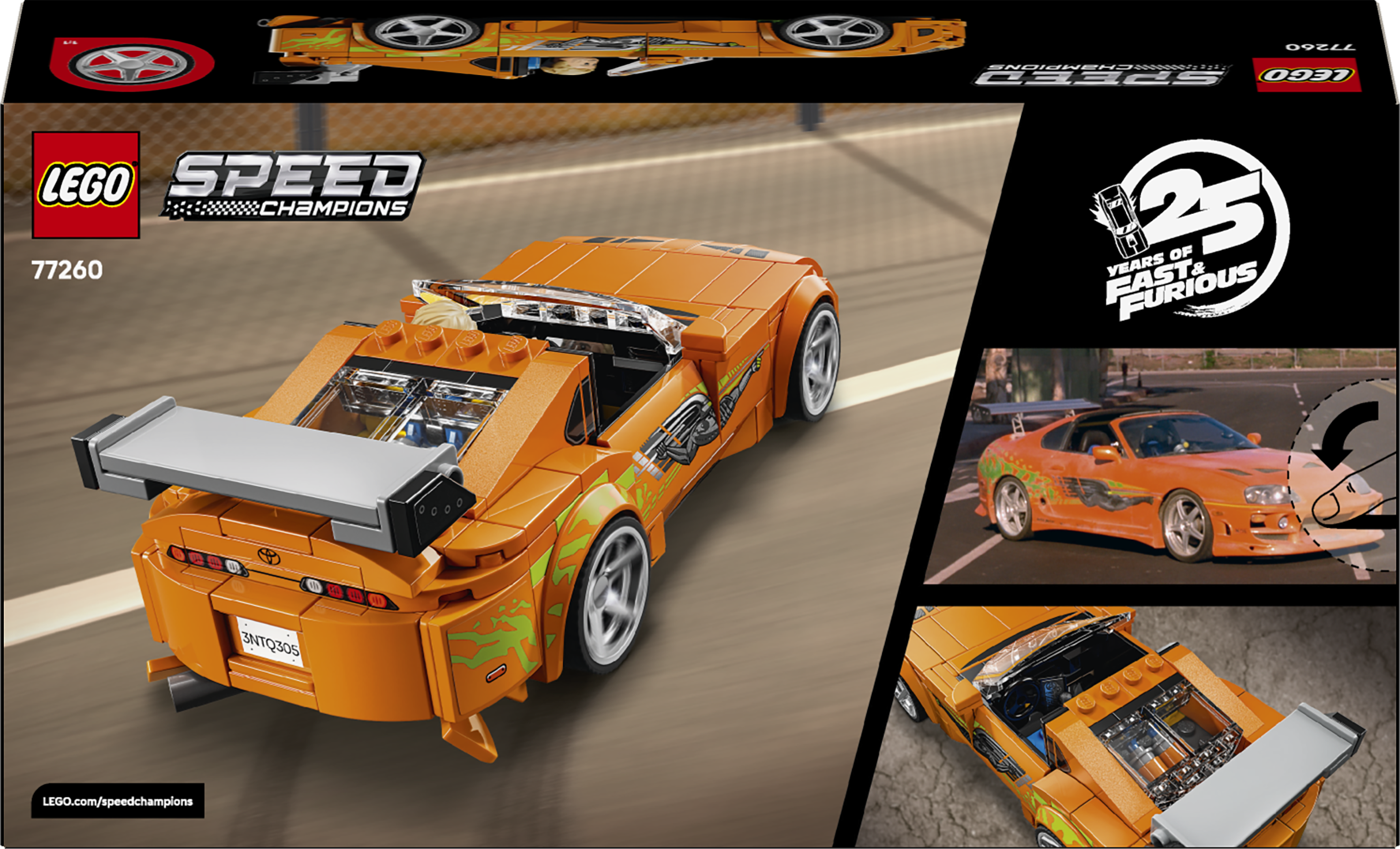 77260LEGO&reg; Speed Champions The Fast and The Furious Toyota Supra MK4