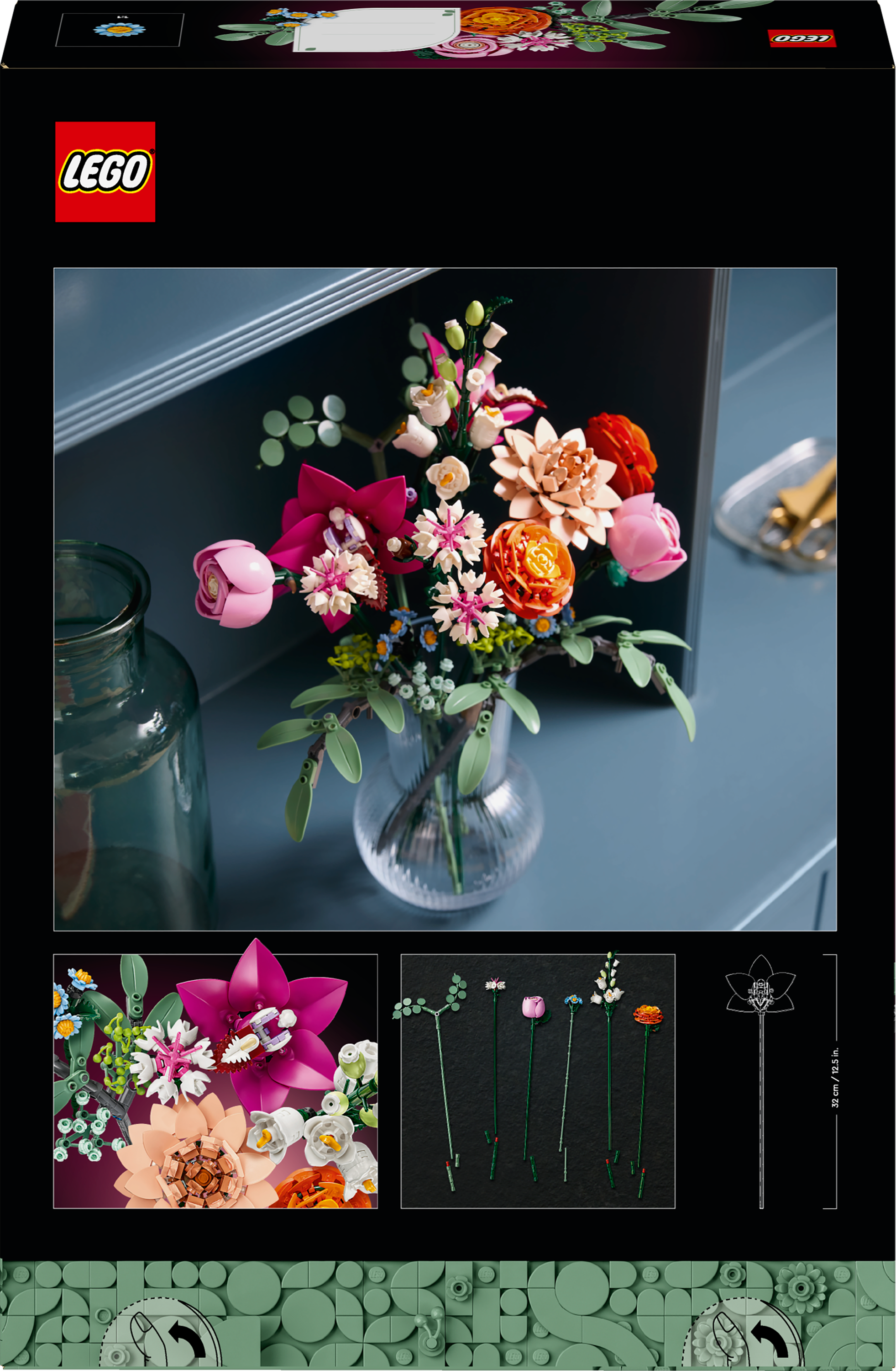 LEGO&reg; Botanicals Pretty Pink Flower Bouquet 10342