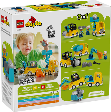 10475 LEGO&reg; DUPLO&reg; Town 3 in 1 Construction Vehicles