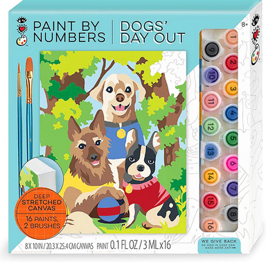 Dogs Day Out Paint by Number