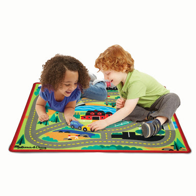 Round the Town Road Rug &amp; Car Set