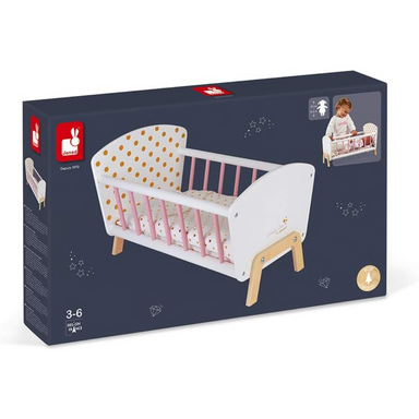 Candy Chic Wooden Doll Bed