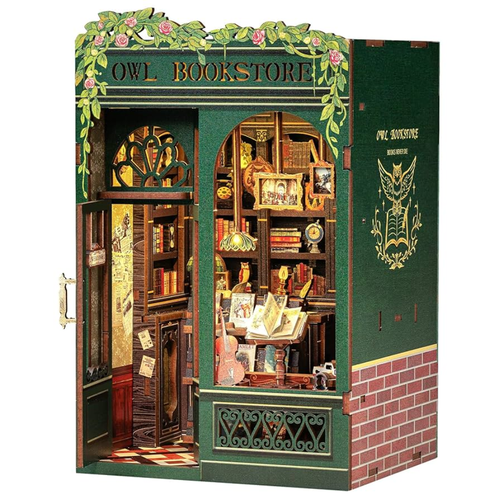 Owl Bookstore - DIY Miniature Kit