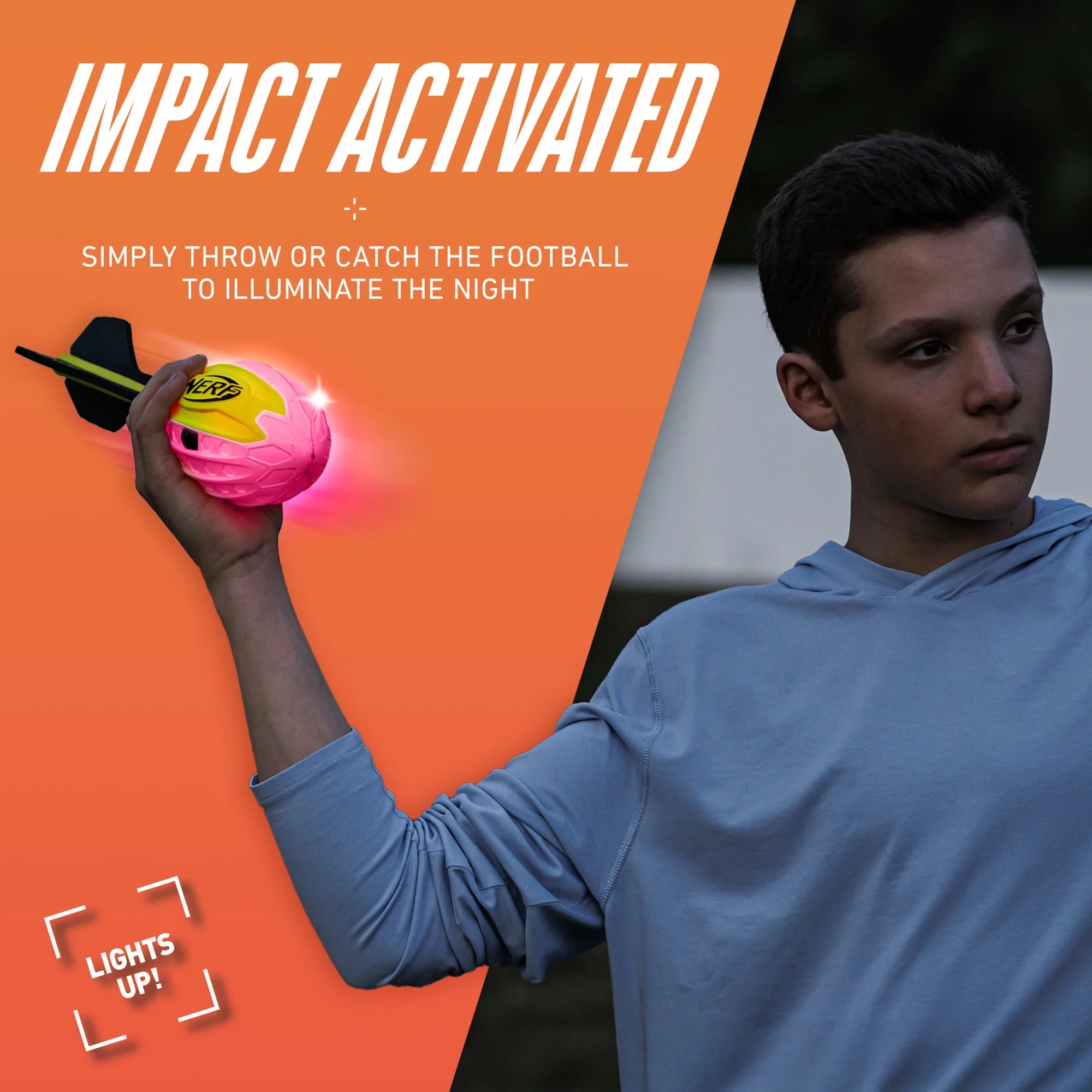 NERF Lighstrike Vortex Howler Football