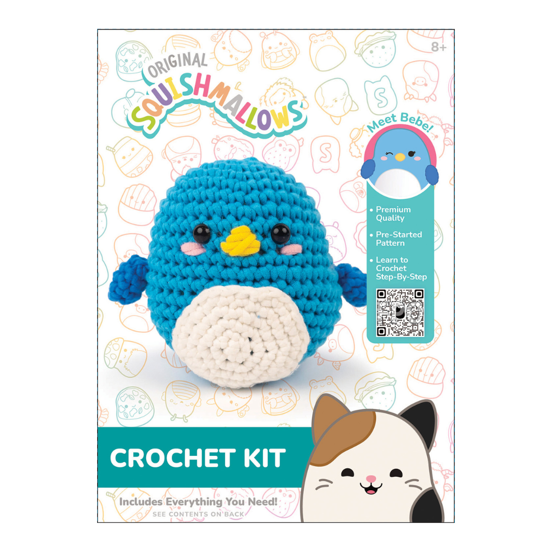 Squishmallow Crochet Kit - Bebe Penguin