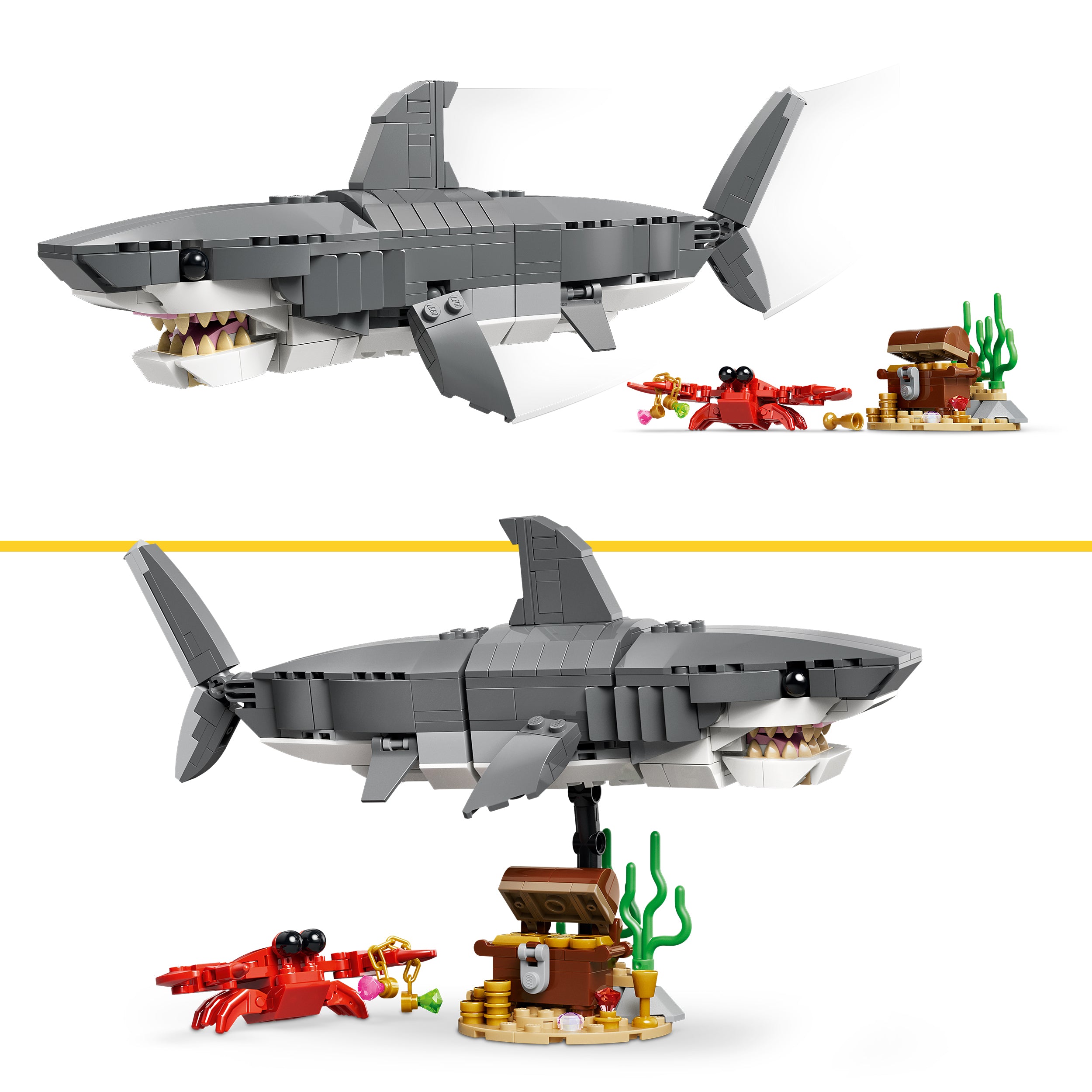 31381 LEGO&reg; Creator Fierce Shark with a Treasure Chest