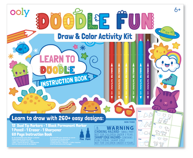 Doodle Fun: Draw &amp; Color Activity set
