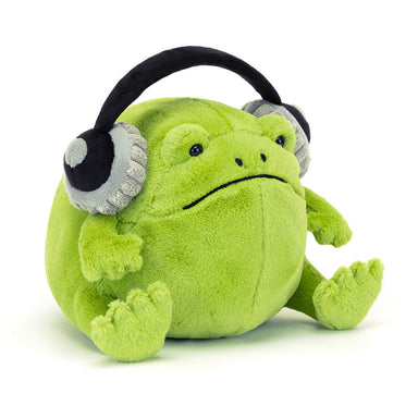Ricky Rain Frog w/ Headphones