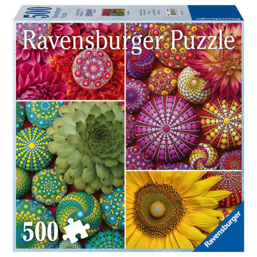 Elspeth McLean: Mandala Blooms 500pc Puzzle