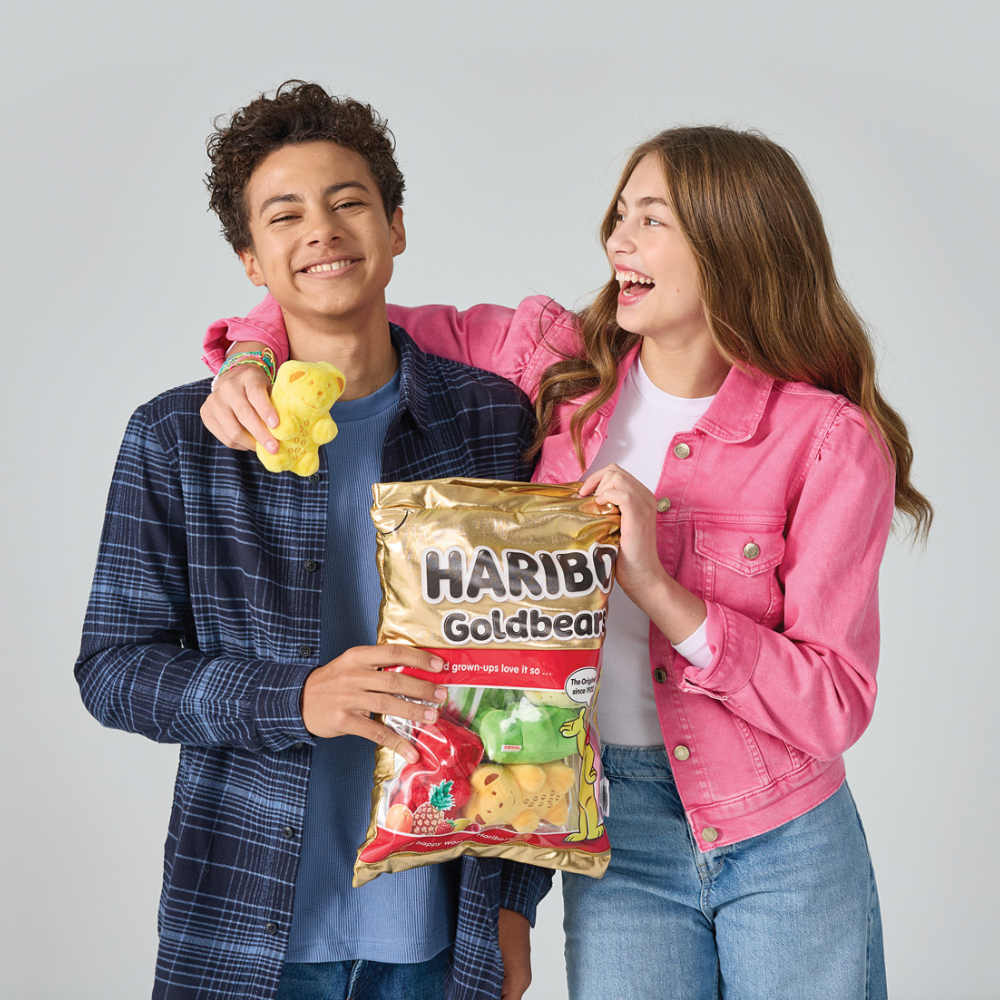 Haribo Gummy Bears Packaging Plush Set