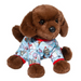 Holiday PJ Chocolate Lab Medium