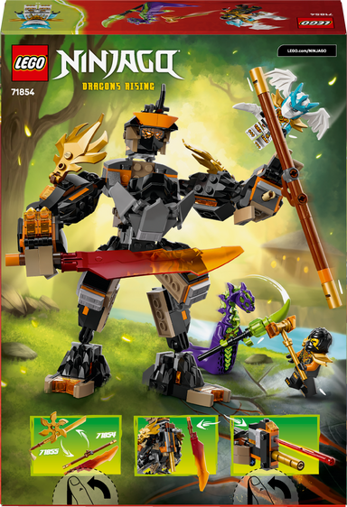 LEGO&reg; NINJAGO&reg; Cole&rsquo;s Mission Mech &amp; Dragon Zane Toys 71854