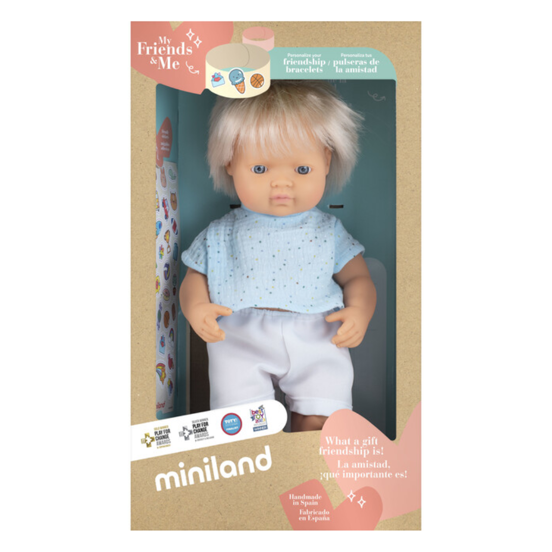 Blonde Caucasian doll 15" My Friends &amp; Me