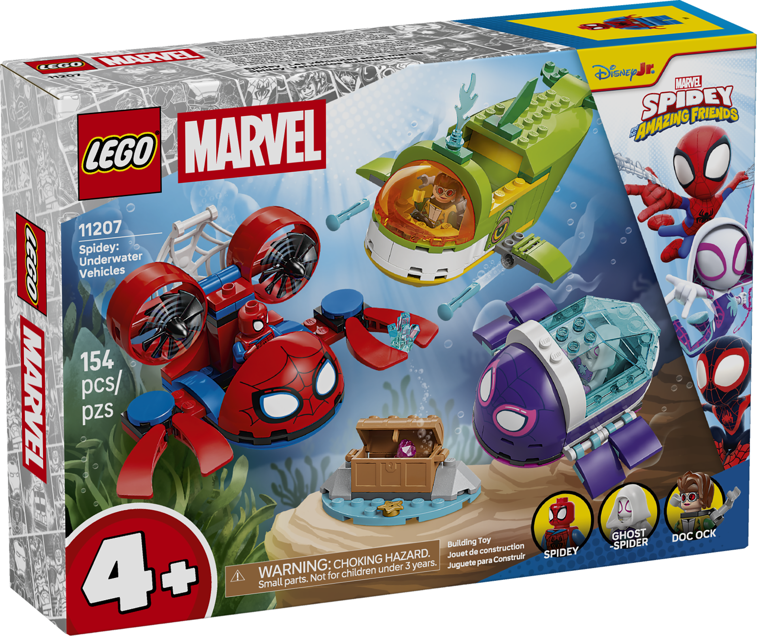 11207 LEGO&reg; ǀ Marvel Spidey And His Amazing Friends Spidey: Underwater Vehicles