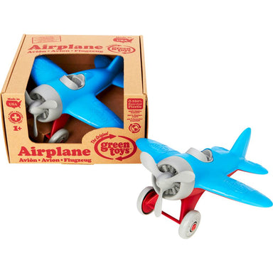 Green Toys Airplane with Blue Wings