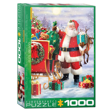 Santa with Sled 1000pc Puzzle